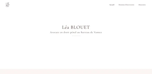 Site web de Léa Blouet